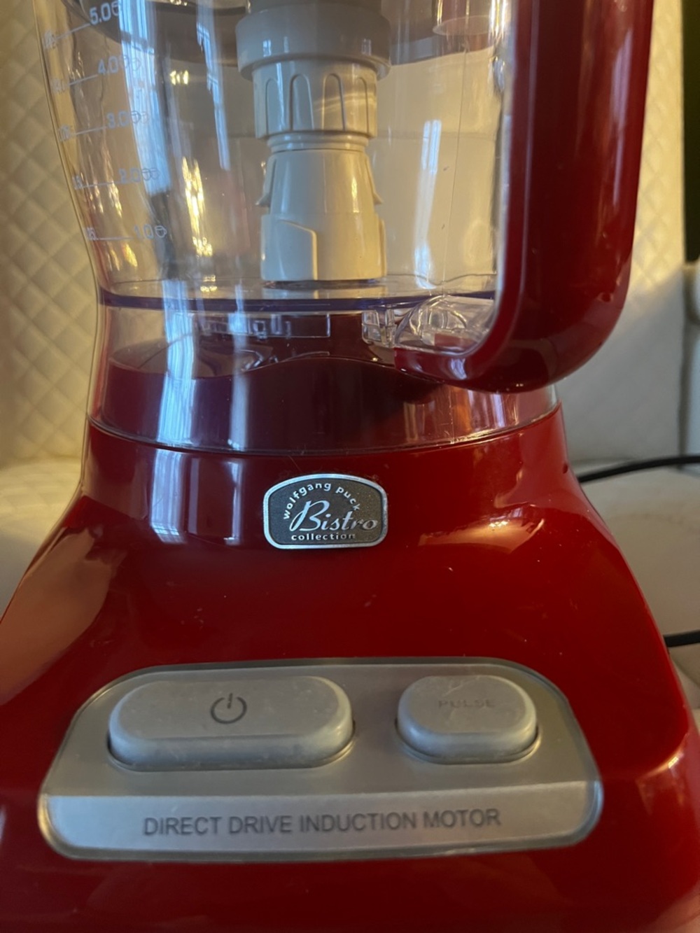 Wolfgang Puck Bistro Collection 6-cup food processor in red - New- No Box